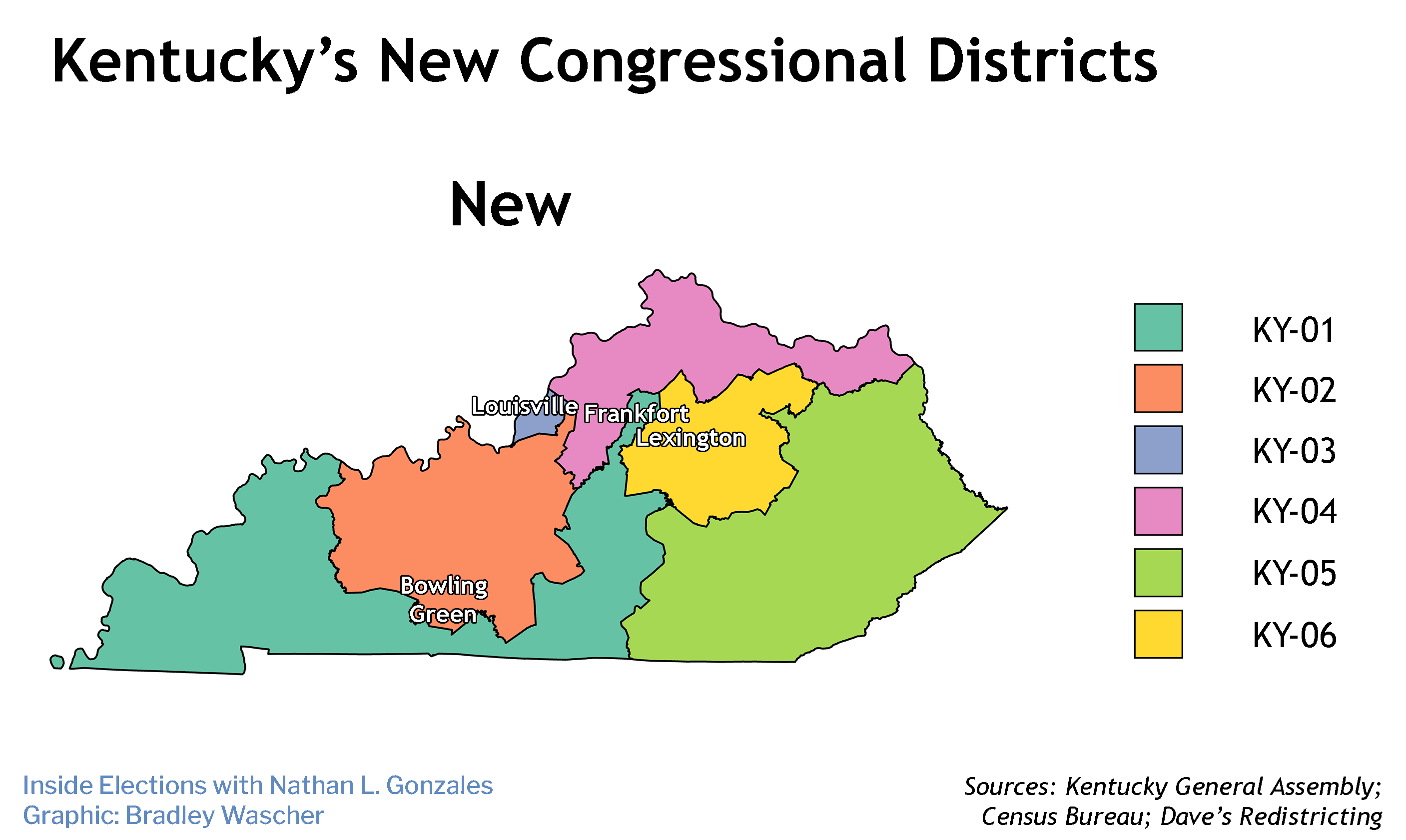 Kentucky Redistricting: Still One Blue Bluegrass Seat | News & Analysis ...