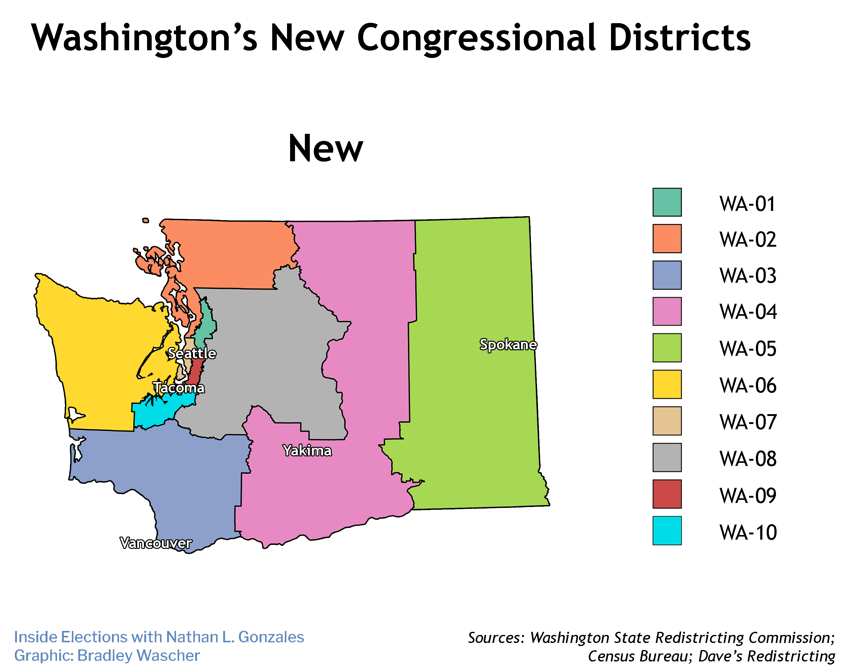 Washington Redistricting Same Old Blue And Red In The Evergreen State News And Analysis 0228